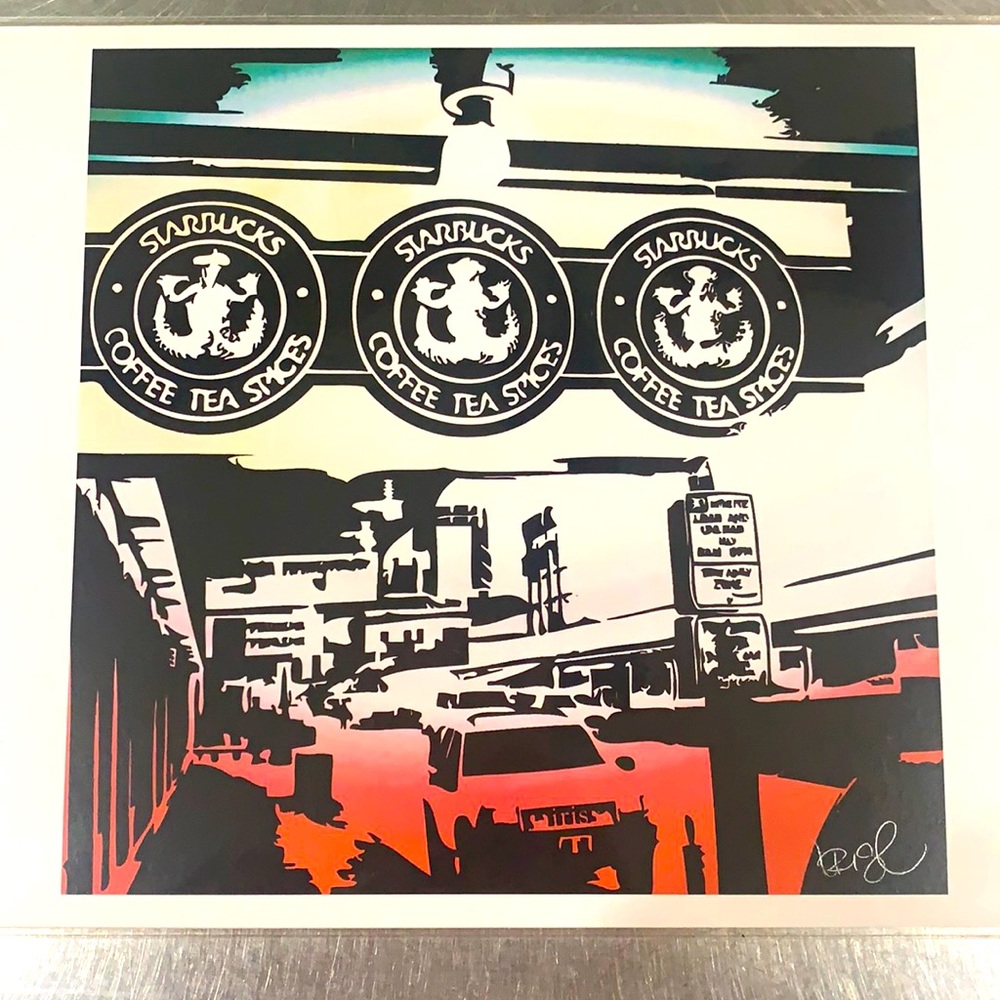 Starbucks Pike Place Market Art